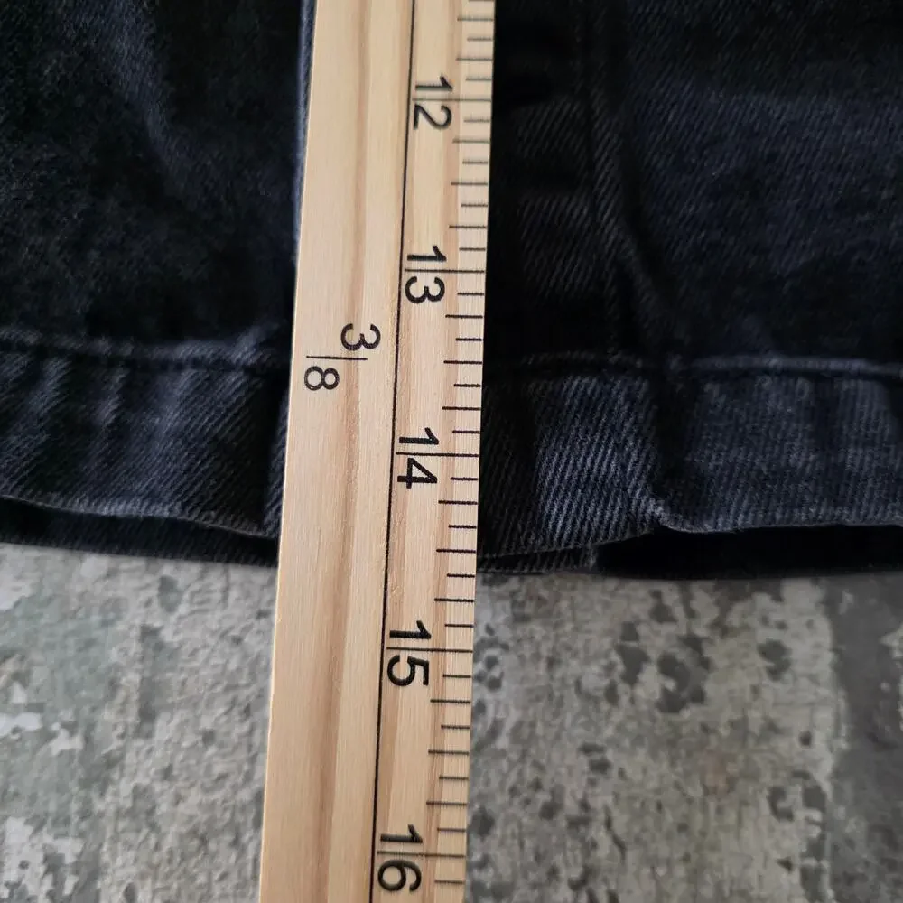 American Eagle Outfitters Black Jean Skirt Women's Size 2 - Picture 7 of 7